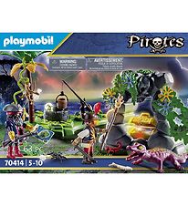 Playmobil Pirates - Pirat-skatteskjulested - 70414 - 63 Dele