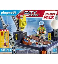 Playmobil City Action - Starter Pack Byggeplads Med Hejsespil - 
