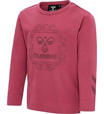 Hummel Bluse - hmlHelga T-Shirt L/S - Earth Red