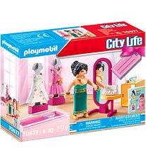 Playmobil City Life - Gavesæt Festlig Modebutik - 70677 - 29 Del
