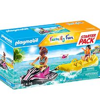 Playmobil Family Fun - Starter Pack Vandscooter Med Bananbåd - 7