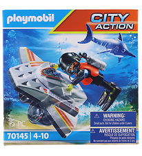 Playmobil City Action - Skibsredning: Dykkerscooter Med Rednings