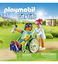 Playmobil City Life - Patient I Krestol - 70193 - 20 Dele