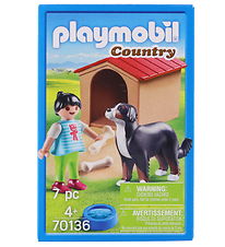 Playmobil Country - Hund Med Hundehus - 70136 - 7 Dele