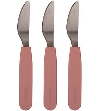 Filibabba Silikone Knive - 3-Pak - Rose