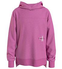 Calvin Klein Httetrje - Monogram Off Placed Hoodie - Iris Orch