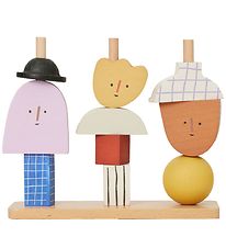 Ferm Living Stablelegetj - Character Stacking Blocks - Multi