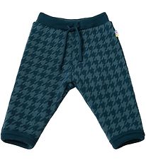 Joha Sweatpants - Uld - Petroleumsbl