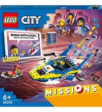 LEGO® City - Havpolitiets Detektivmissioner 60355 - 278 Dele