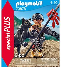 Playmobil SpecialPlus - Kriger Med Panter - 70878 - 9 Dele