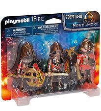 Playmobil Novelmore - 3-pak - Burnham Raiders - 70672 - 18 Dele