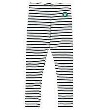 Wood Wood Leggings - Ira - Off White/Navy Stripes