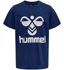 Hummel T-Shirt - hmlTres - Sodalite Blue m. Logo