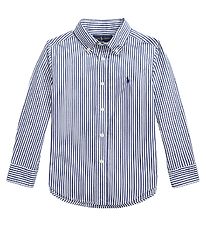 Polo Ralph Lauren Skjorte - Classics - Navy/Hvidstribet