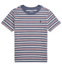 Polo Ralph Lauren T-shirt - SBTS II - Blå/Hvidstribet