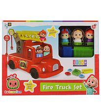 CoComelon Aktivitetslegetj - Funbricks Fire Truck Set