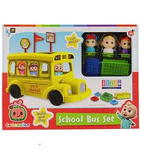 Cocomelon Aktivitetslegetøj - Funbricks School Bus Set