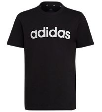 adidas Performance T-Shirt - U LIN TEE - Sort/Hvid