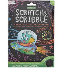 Ooly Scratch & Scribble Mini Sæt - Wacky Universe