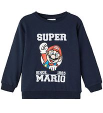 Name It Sweatshirt - NmmDres Mario - Dark Sapphire
