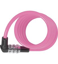 Abus Spirallås - 3506C- 120 cm - Pink