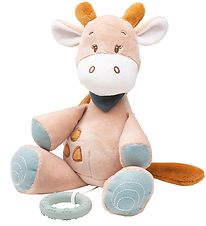 Nattou Bamse m. Musik - Musical Luna Giraffe - 30 cm - Brun