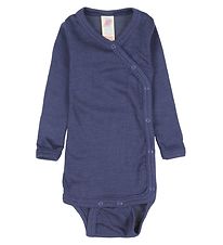 Engel Sl-om Body l/ - Uld/Silke - Navy Blue