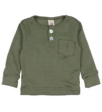 Engel Bluse - Uld/Silke - Olive