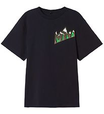 Stella McCartney Kids T-Shirt - Wild Mountain - Sort