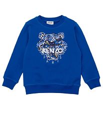 Kenzo Sweatshirt - Blå m. Tiger