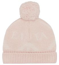 Emporio Armani Hue - Uld/Silke - Rosa m. Hvid