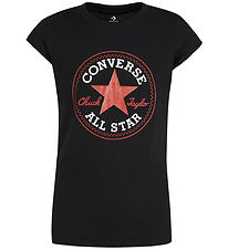 Converse T-shirt - Sort m. Logo