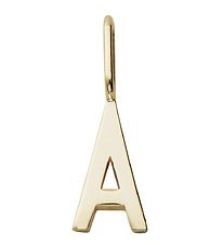 Design Letters Vedhæng Til Halskæde - A - 18 K Guldbelagt