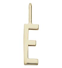 Design Letters Vedhæng Til Halskæde - E - 18 K Guldbelagt