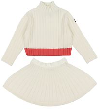 Moncler Sæt - Bluse/Nederdel - Uld - Natural