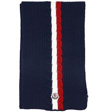 Moncler Halstrklde - Uld - Navy m. Rd/Hvid