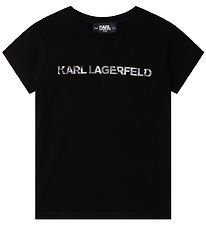Karl Lagerfeld T-shirt - Ex Machina - Sort m. Hvid