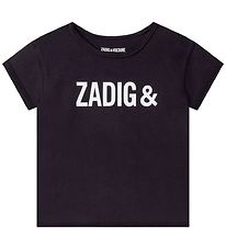 Zadig & Voltaire T-shirt - Green Art - Sort m. Hvid