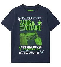 Zadig & Voltaire T-shirt - Green Art - Night m. Grøn