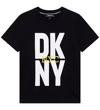 DKNY T-shirt - Sort m. Hvid
