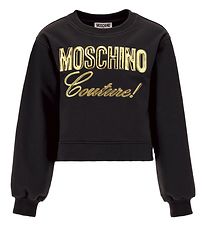 Moschino Sweatshirt - Sort m. Guld 
