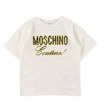 Moschino T-shirt - Hvid m. Guld