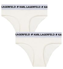 Karl Lagerfeld Trusser - 2-pak - Tron - Hvid