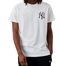 New Era T-Shirt - New York Yankess - Hvid