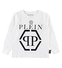 Philipp Plein Bluse - Hvid m. Logo