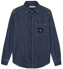 Calvin Klein Skjorte - Denim - Authentic Blue