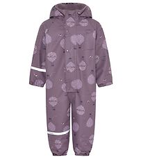 CeLaVi Regndragt m. Fleece - PU - Moonscape m. Luftballoner CeLaVi Regndragt m. Fleece - PU - Moonscape m. Luftballoner
