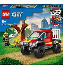 LEGO City - Firhjulstrukket Redningsvogn 60393 - 97 Dele