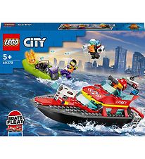 LEGO® City - Brandvæsnets Redningsbåd 60373 - 144 Dele
