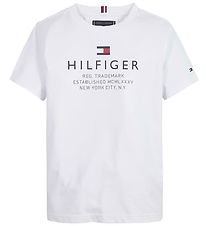 Tommy Hilfiger T-Shirt - TH Logo Tee - White